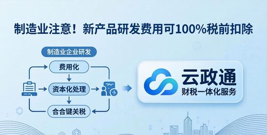 制造业注意！新产品研发费用可100%税前扣除