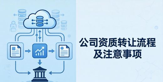 公司资质转让流程及注意事项，一文帮你搞清楚