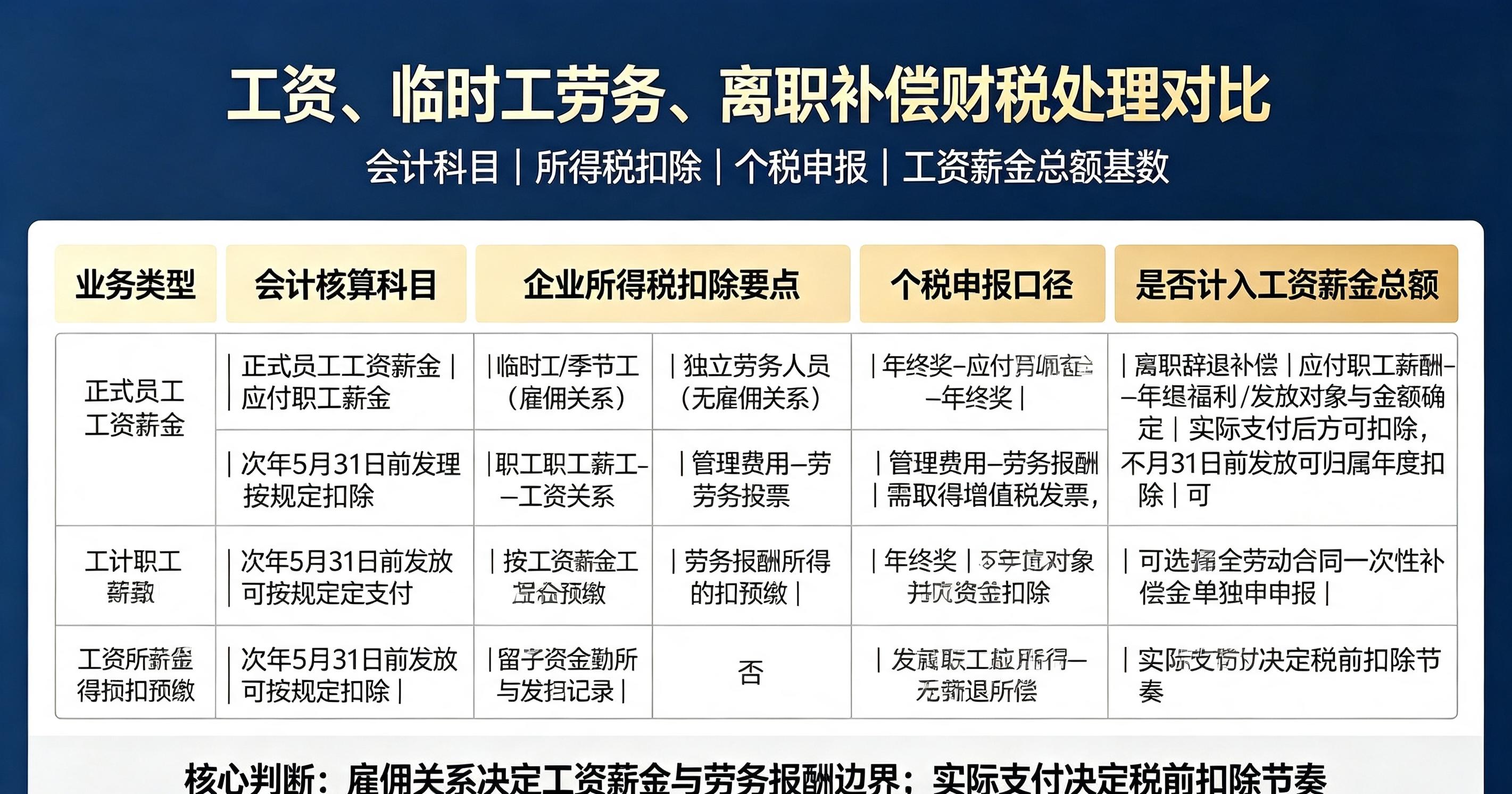 工资薪金税会处理_计提本月所得税费用_独立劳务报酬税务处理